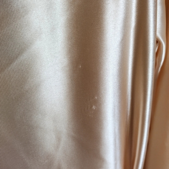 Vintage miss Elaine 60/70 Union satin long robe with nightgown sz M - Picture 11 of 15